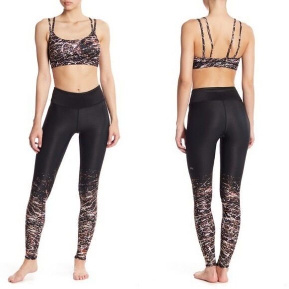 ALO Yoga Tech Lift Airbrush Legging City Light - Picture 4 of 8